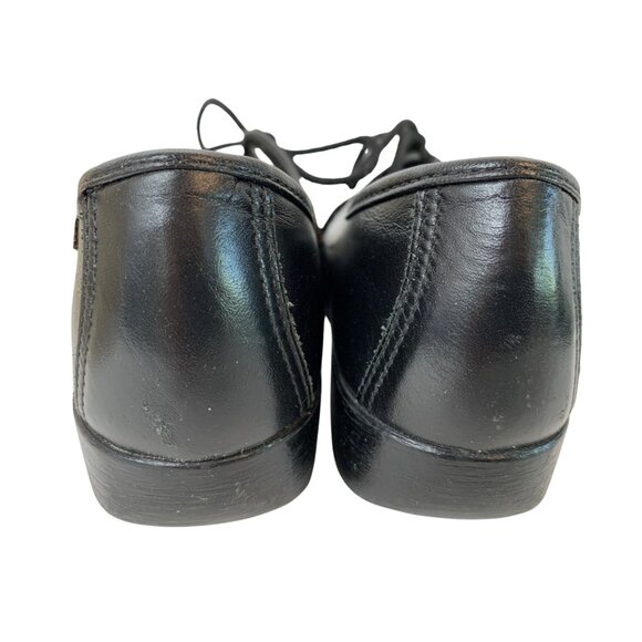 SAS Siesta Black Leather Lace-Up Loafers Size 8S USA EUC USA M10098 - Picture 10 of 12